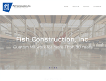 Tablet Screenshot of fishconstruction.com